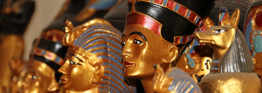 Statue egizie Il Cairo